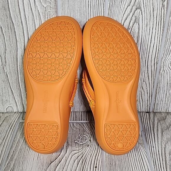 Minnetonka Tangerine Silverthorne Prism Flip Flop Sandals Womens Size 5 NEW - Picture 7 of 12